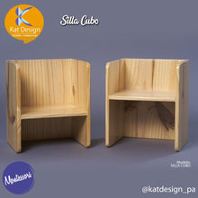 Cargar imagen en el visor de la galería, Silla Cubo Montessori