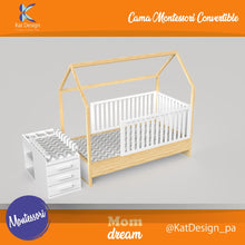 Cargar imagen en el visor de la galería, Cama Montessori Modelo Pupa B