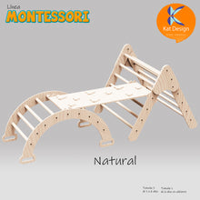 Cargar imagen en el visor de la galería, Triangulo de pikler juego montessori