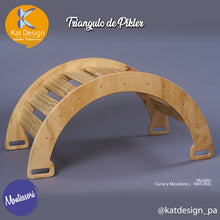 Cargar imagen en el visor de la galería, Triangulo de pikler juego montessori

