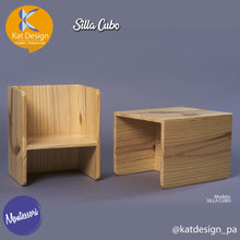 Cargar imagen en el visor de la galería, Silla Cubo Montessori
