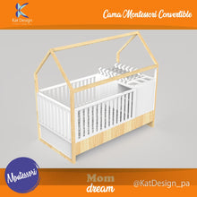Cargar imagen en el visor de la galería, Cama Montessori Modelo Pupa B
