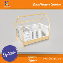 Cargar imagen en el visor de la galería, Cama Montessori Modelo Pupa B
