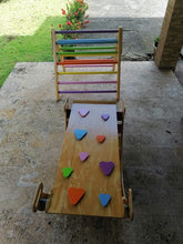 Cargar imagen en el visor de la galería, Triangulo de pikler juego montessori
