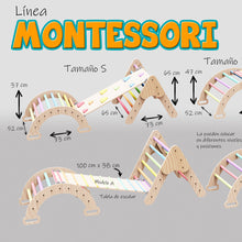 Cargar imagen en el visor de la galería, Triangulo de pikler juego montessori
