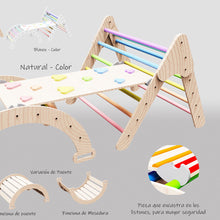 Cargar imagen en el visor de la galería, Triangulo de pikler juego montessori
