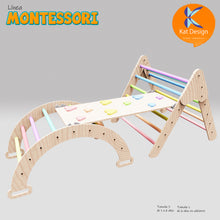 Cargar imagen en el visor de la galería, Triangulo de pikler juego montessori
