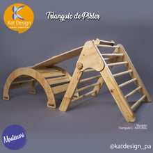 Cargar imagen en el visor de la galería, Triangulo de pikler juego montessori
